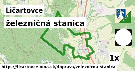 železničná stanica, Ličartovce