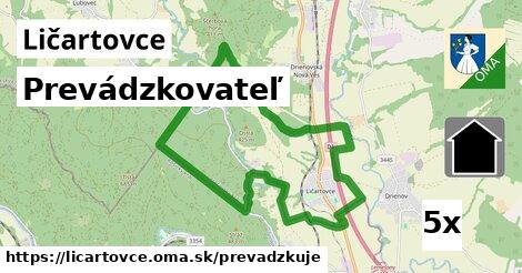 prevádzkovateľ v Ličartovce