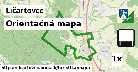 Orientačná mapa, Ličartovce