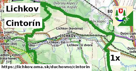 Cintorín, Lichkov