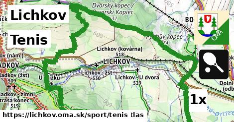 Tenis, Lichkov