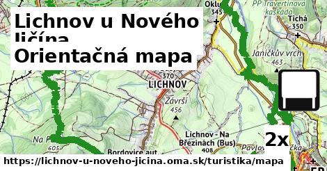 Orientačná mapa, Lichnov u Nového Jičína