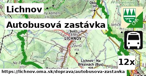 Autobusová zastávka, Lichnov