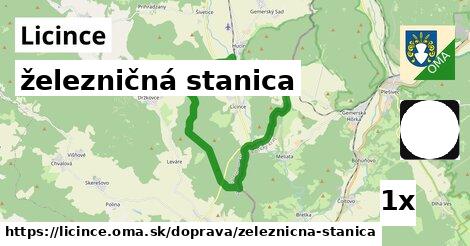 železničná stanica, Licince