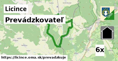 prevádzkovateľ v Licince