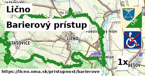 Barierový prístup, Lično