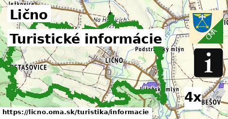 Turistické informácie, Lično