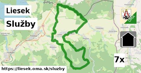 služby v Liesek