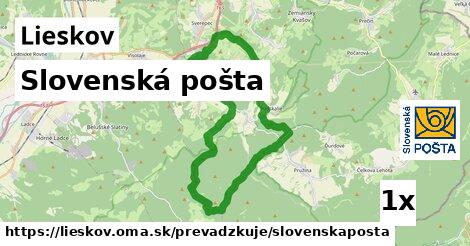 Slovenská pošta, Lieskov