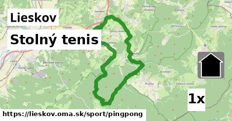 stolný tenis v Lieskov