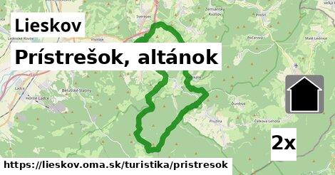 Prístrešok, altánok, Lieskov