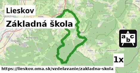 Základná škola, Lieskov