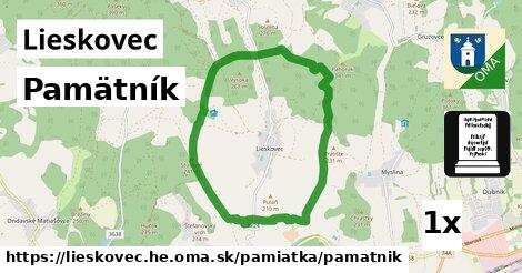 Pamätník, Lieskovec, okres HE