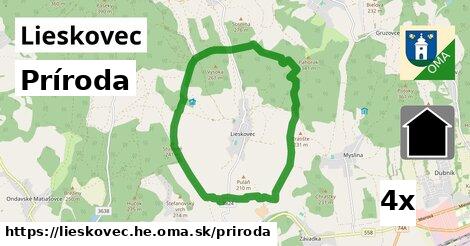 príroda v Lieskovec, okres HE