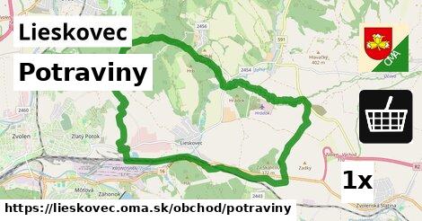 Potraviny, Lieskovec