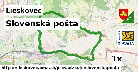 Slovenská pošta, Lieskovec