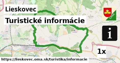 Turistické informácie, Lieskovec