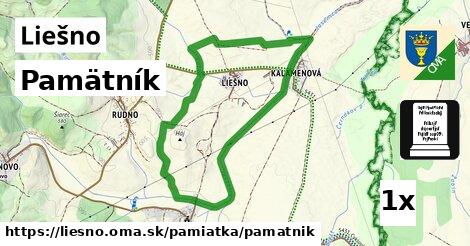 Pamätník, Liešno