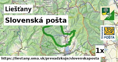 Slovenská pošta, Liešťany