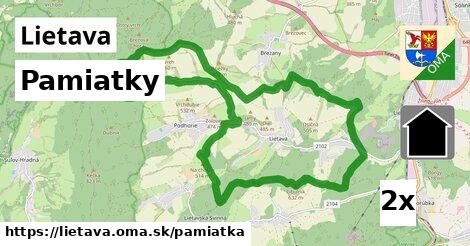 pamiatky v Lietava