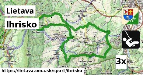 Ihrisko, Lietava