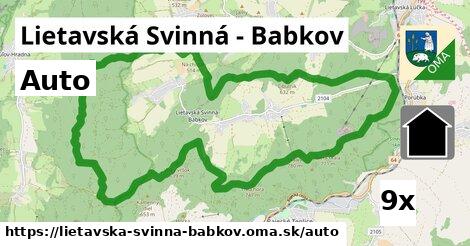 auto v Lietavská Svinná - Babkov