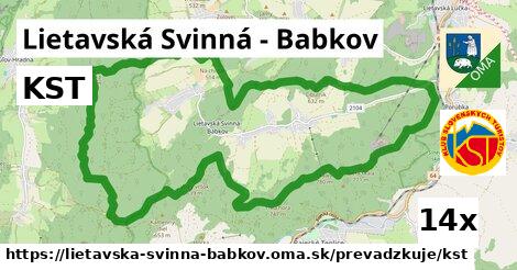 KST, Lietavská Svinná - Babkov