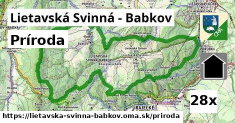 príroda v Lietavská Svinná - Babkov
