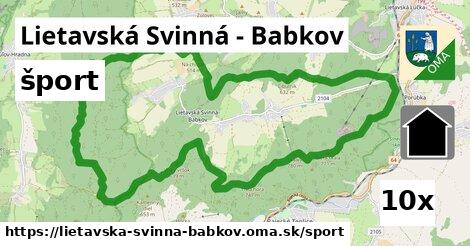 šport v Lietavská Svinná - Babkov