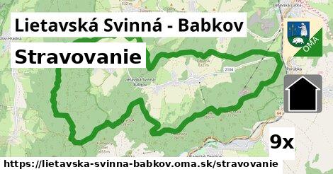 stravovanie v Lietavská Svinná - Babkov