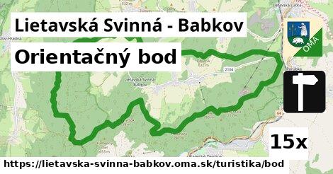 Orientačný bod, Lietavská Svinná - Babkov