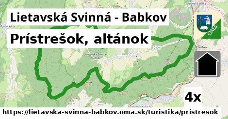 Prístrešok, altánok, Lietavská Svinná - Babkov