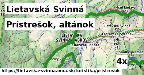 Prístrešok, altánok, Lietavská Svinná