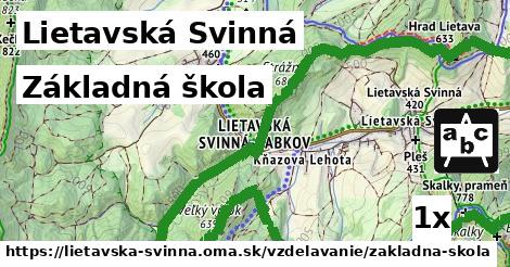 Základná škola, Lietavská Svinná