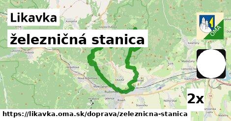 železničná stanica, Likavka