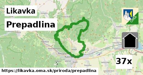 Prepadlina, Likavka