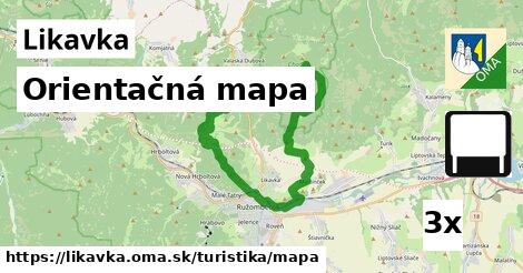 Orientačná mapa, Likavka