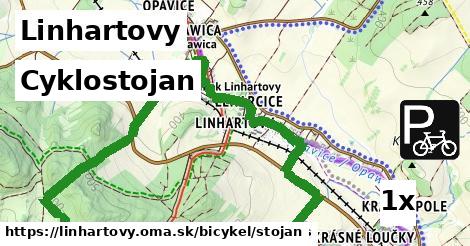 cyklostojan v Linhartovy