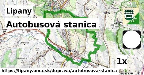 Autobusová stanica, Lipany