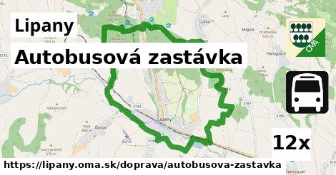 Autobusová zastávka, Lipany