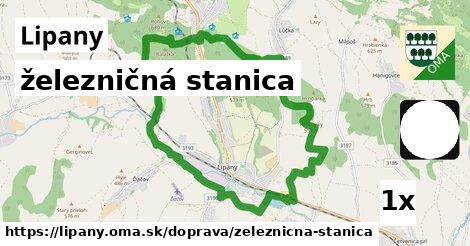 železničná stanica, Lipany