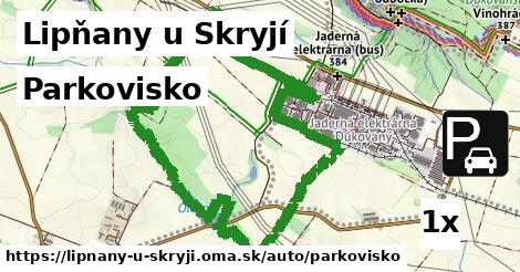 parkovisko v Lipňany u Skryjí