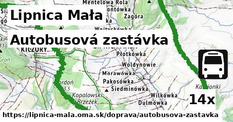 autobusová zastávka v Lipnica Mała