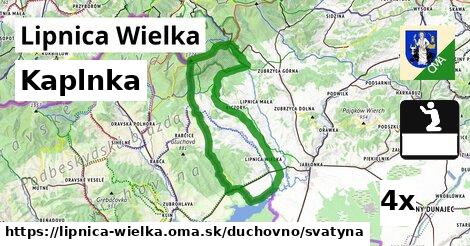 Kaplnka, Lipnica Wielka