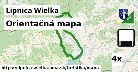 orientačná mapa v Lipnica Wielka