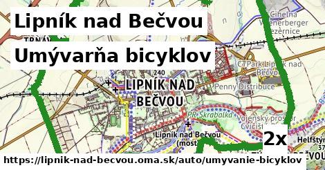 umývarňa bicyklov v Lipník nad Bečvou