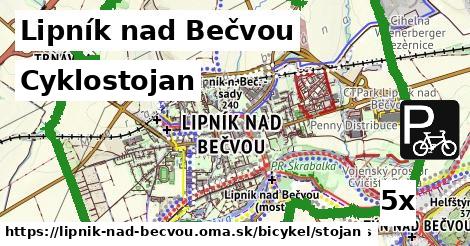 cyklostojan v Lipník nad Bečvou