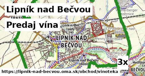 Predaj vína, Lipník nad Bečvou