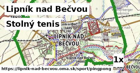 stolný tenis v Lipník nad Bečvou