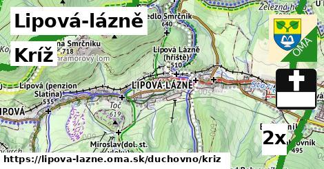 Kríž, Lipová-lázně